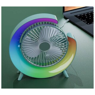 Foto 5 | Foto 5 | Ventilador Portátil Con Luz Led Color Verde