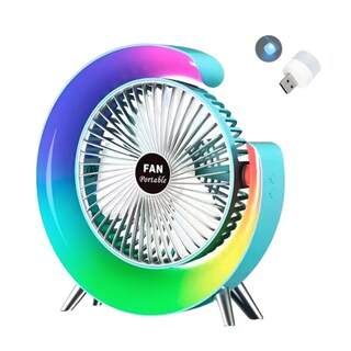 Foto 7 | Foto 7 | Ventilador Portátil Con Luz Led Color Verde