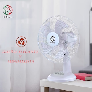 Foto 5 | Foto 5 | 2 Pack Ventilador De Escritorio Abanico De Mesa Oscilatorio