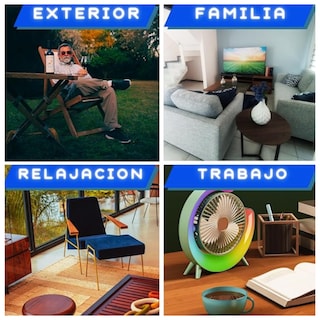 Foto 6 | Foto 6 | Dos Ventiladores Portátiles Con 3 Velocidades Usb Luz Led Color Rosa-rosa