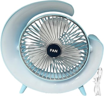 Foto 2 | Foto 2 | Ventilador Portátil Con Lampara Luz Rgb De 3 Velocidades