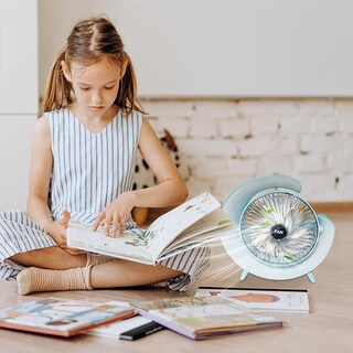 Foto 3 | Foto 3 | Ventilador Portátil Con Lampara Luz Rgb De 3 Velocidades