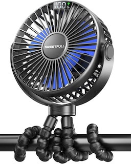 Foto 1 | Foto 1 | Ventilador De Cochecito Portátil Sweetfull Con Pantalla Led Y Batería De 4000 Mah - Venta Internacional.
