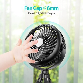 Foto 5 | Foto 5 | Ventilador Para Asiento De Coche Grandfast 5000 Mah, Funciona Con Pilas, Negro - Venta Internacional.