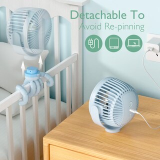 Foto 5 | Foto 5 | Ventilador De Cochecito Portátil Momcozy De 8000 Mah, 27 Horas De Duración De La Batería - Venta Internacional.