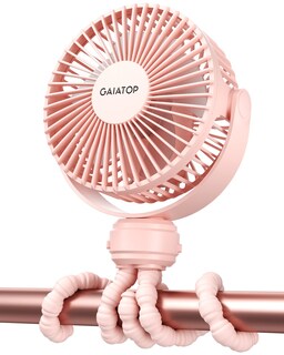 Foto 1 | Foto 1 | Ventilador Portátil Gaiatop Mini Con Batería Portátil Que Gira 360°  Rosa - Venta Internacional.