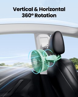 Foto 6 | Foto 6 | Ventilador Portátil Gaiatop Mini Con Batería Recargable Para Cochecito  Color Verde - Venta Internacional.