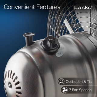 Foto 5 | Foto 5 | Ventilador De Mesa Lasko R12210 Oscilante 3 Velocidades Silenciosas 17 Pulgadas - Venta Internacional.