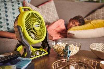 Foto 2 | Foto 2 | Ventilador Ryobi Rf18-0 One+ Inalámbrico De 3 Velocidades 18 V Whisper Hyper Green - Venta Internacional.
