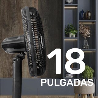 Foto 6 | Foto 6 | Ventilador de Pedestal Taurus TURBO CYCLE color Gris 18 \" Potente