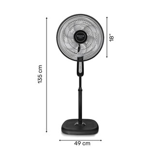 Foto 8 | Foto 8 | Ventilador de Pedestal Taurus TURBO CYCLE color Gris 18 \" Potente