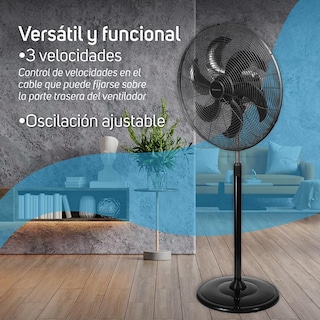 Foto 6 | Foto 6 | Ventilador de Pedestal Taurus Air Force color Negro