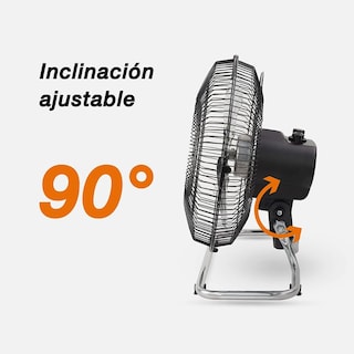 Foto 2 | Foto 2 | Ventilador Mytek 3372 color Negro 12 \" Piso 3 VEL2 en 1 Metálica