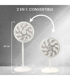 Foto 3 | Foto 3 | Ventilador 2 en 1 Tek color Blanco 15 Aspas de 16'' Silencioso