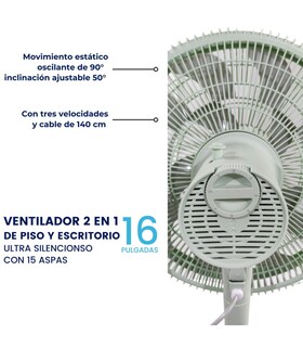 Foto 2 | Foto 2 | Ventilador de Piso Tek 2 en 1