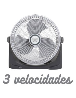 Foto 3 | Foto 3 | Ventilador de Piso 18 Pulgadas Supreme Vec-18p80n color Gris