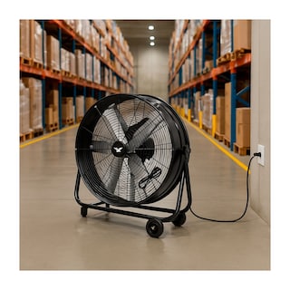 Foto 7 | Foto 7 | Ventilador industrial 2 Velocidades Piso Metal Negro 180 W 30' Gutstark