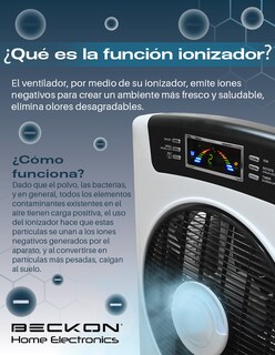 Foto 6 | Foto 6 | Ventilador Nebulizador con Ionizador y Control Remoto 80cm