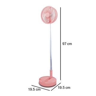 Foto 2 | Foto 2 | Ventilador de Pedestal Playbox Recargable Con 3000 Mah Rosa