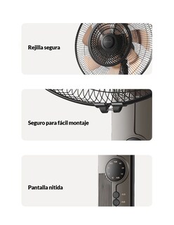 Foto 4 | Foto 4 | Ventilador de Alta Potencia con Control Remoto 7 Aspas 50cm de Diámetro