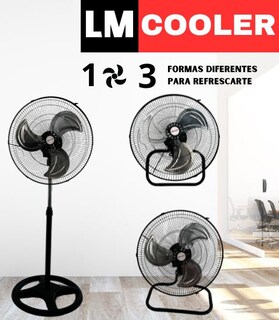 Foto 2 | Foto 2 | Ventilador LM Cooler Negro 3 en 1