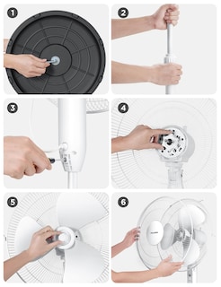 Foto 7 | Foto 7 | Ventilador Pelonis De 16 Pulgadas Con Pedestal Oscilante Y Mando A Distancia - Venta Internacional.