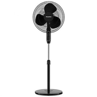 Foto 1 | Foto 1 | Ventilador De Pedestal Pelonis Supreme 16, Negro, 40 Cm, Con Mando A Distancia - Venta Internacional.