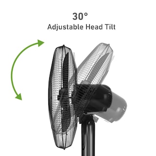 Foto 6 | Foto 6 | Ventilador De Pie Holmes 16 Digital, 3 Velocidades Y 3 Modos Con Mando A Distancia, Negro - Venta Internacional.