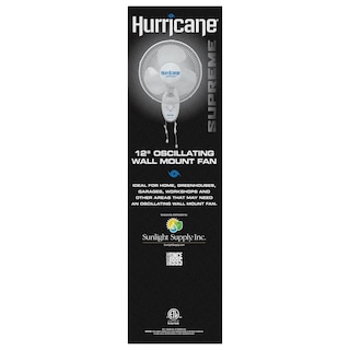 Foto 6 | Foto 6 | Ventilador De Pared Hurricane Supreme 12, Oscilante, 30 Cm, 3 Velocidades - Venta Internacional.