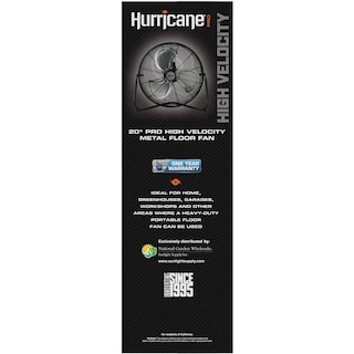Foto 7 | Foto 7 | Ventilador De Piso Hurricane Pro 20 High Velocity Metal 5300 Cfm - Venta Internacional.