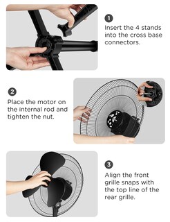 Foto 6 | Foto 6 | Ventilador de Pedestal Pelonis Pfs40m2abb 16 Pulgadas 3 Velocidades - Venta Internacional