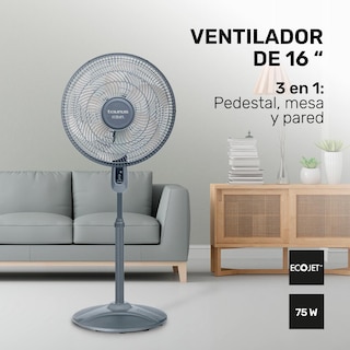 Foto 2 | Foto 2 | Ventilador de Pedestal Taurus Gris