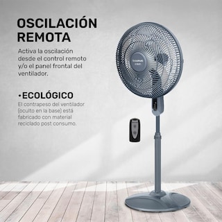Foto 3 | Foto 3 | Ventilador de Pedestal Taurus Gris