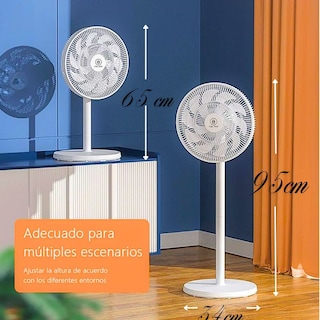Foto 4 | Foto 4 | Ventilador De Pie Altura Ajustable Con 10 Aspas 3 Velocidades