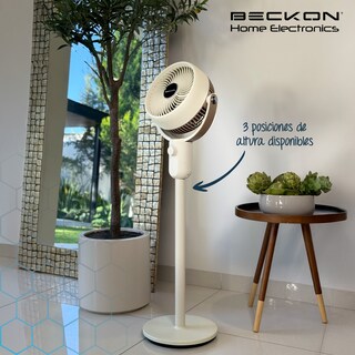 Foto 5 | Foto 5 | Ventilador De Pedestal Decorativo Premium Beckon Bv-45star Alta Potencia 27cm De Diámetro 3 Posiciones De Altura Oscilación