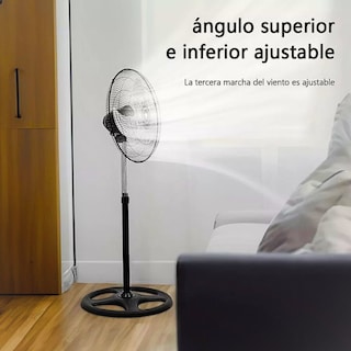 Foto 8 | Foto 8 | Ventilador Con 3 Aspas De Metal 18'' De Diámetro 127v 62*51*17cm