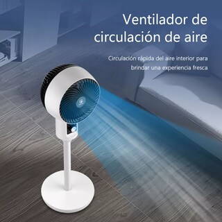 Foto 3 | Foto 3 | Ventilador De Pedestal Silencioso Circulación De Aire Con 3 Velocidades