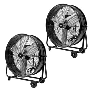 Foto 1 | Foto 1 | Kit set 2 Ventiladores Industriales Metalico Piso 180w 30' Gutstark Home