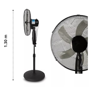 Foto 3 | Foto 3 | Entilador De Piso 16 Pulg 3 Vel Giro 90° Ajustable Cantidad De Aspas 5 Negro