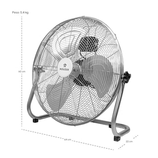 Foto 6 | Foto 6 | Kit de 2 Ventiladores de Piso 23' Houzer 3 Aspas