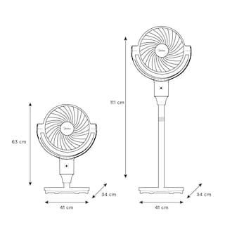 Foto 6 | Foto 6 | Ventilador Midea De Circulación Anyseason 10''