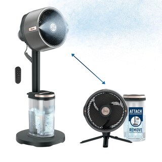 Foto 1 | Foto 1 | Ventilador Mist Shark Flexbreeze Pro Para Interiores Y Exteriores, Color Gris Antracita - Venta Internacional.