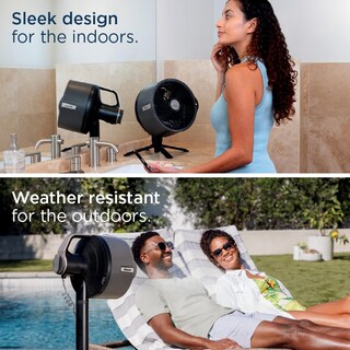 Foto 3 | Foto 3 | Ventilador Mist Shark Flexbreeze Pro Para Interiores Y Exteriores, Color Gris Antracita - Venta Internacional.