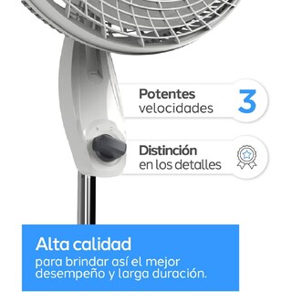 Foto 3 | Foto 3 | Ventilador de Pedestal Navia P160 16 Pulgadas 3 Velocidades