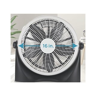 Foto 3 | Foto 3 | Ventilador De Piso 16'' B&d 3 Vel Negro/gris Bff16b