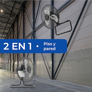 Foto 7 | Foto 7 | Narvik Set De 2 Ventiladores Industriales 2 En 1 De Piso Y Pared De 12 Pulgadas