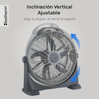 Foto 6 | Foto 6 | Ventilador De Piso Bestherm Rty-5oe De Plástico 20 Pulgadas 127v