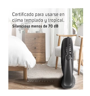 Foto 3 | Foto 3 | Ventilador de Piso Negro Lab.g con Rejilla Plástica Aerodinámica 3 Velocidades