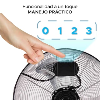 Foto 4 | Foto 4 | Ventilador Industrial De Piso Sky Care 20 Metálico – 3 Velocidades
