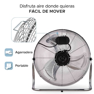 Foto 6 | Foto 6 | Ventilador Industrial De Piso Sky Care 20 Metálico – 3 Velocidades